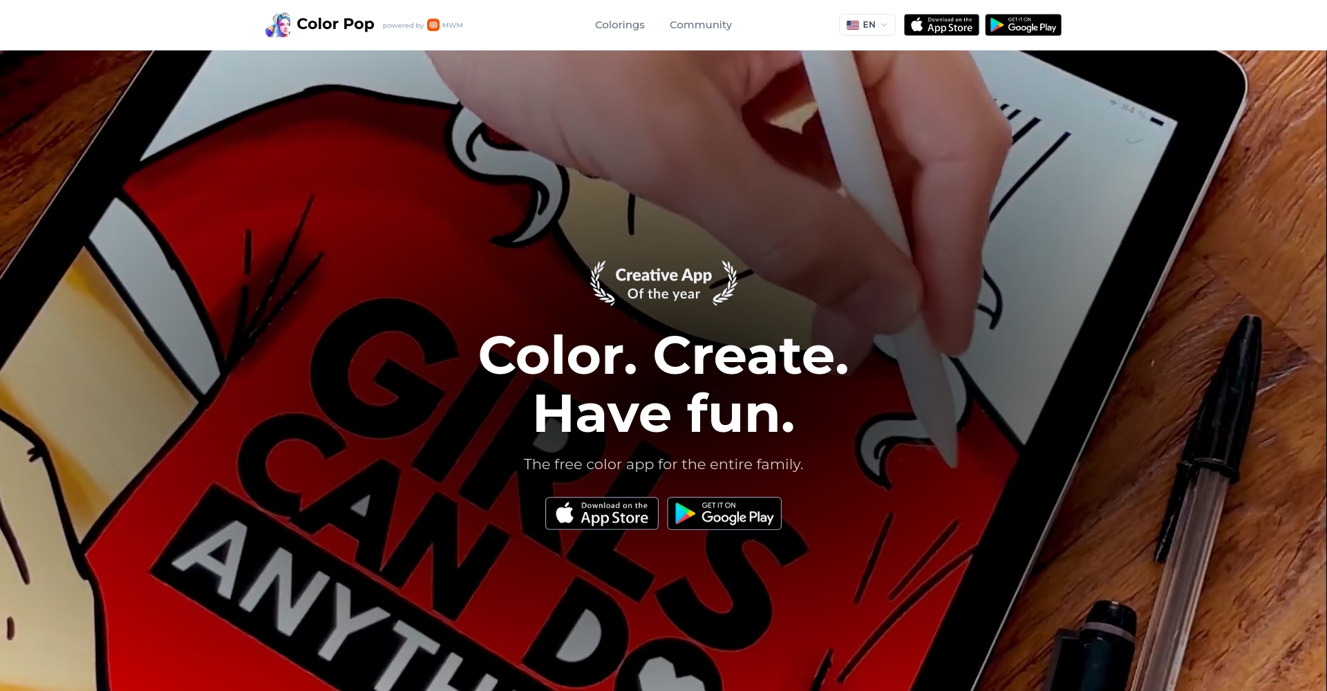 Color Pop官网截图