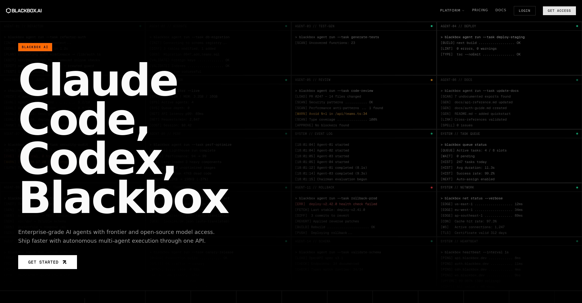 Blackbox.ai官方网站截图