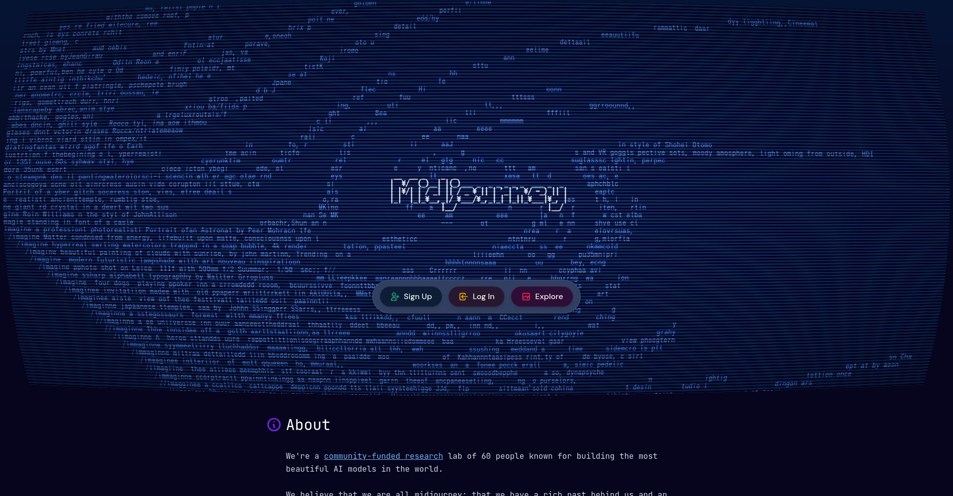 Midjourney界面截图