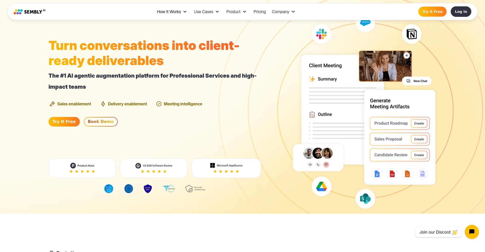 Sembly AI官网截图