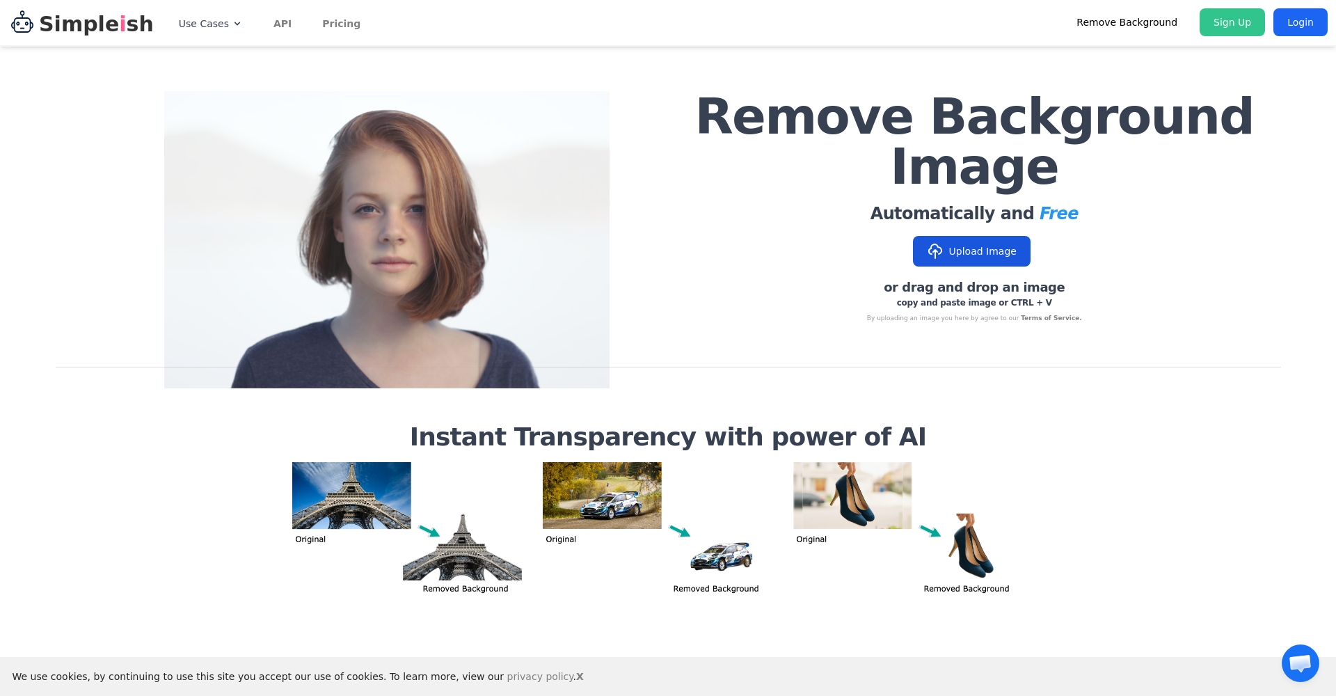 Simpleish官网页面截图