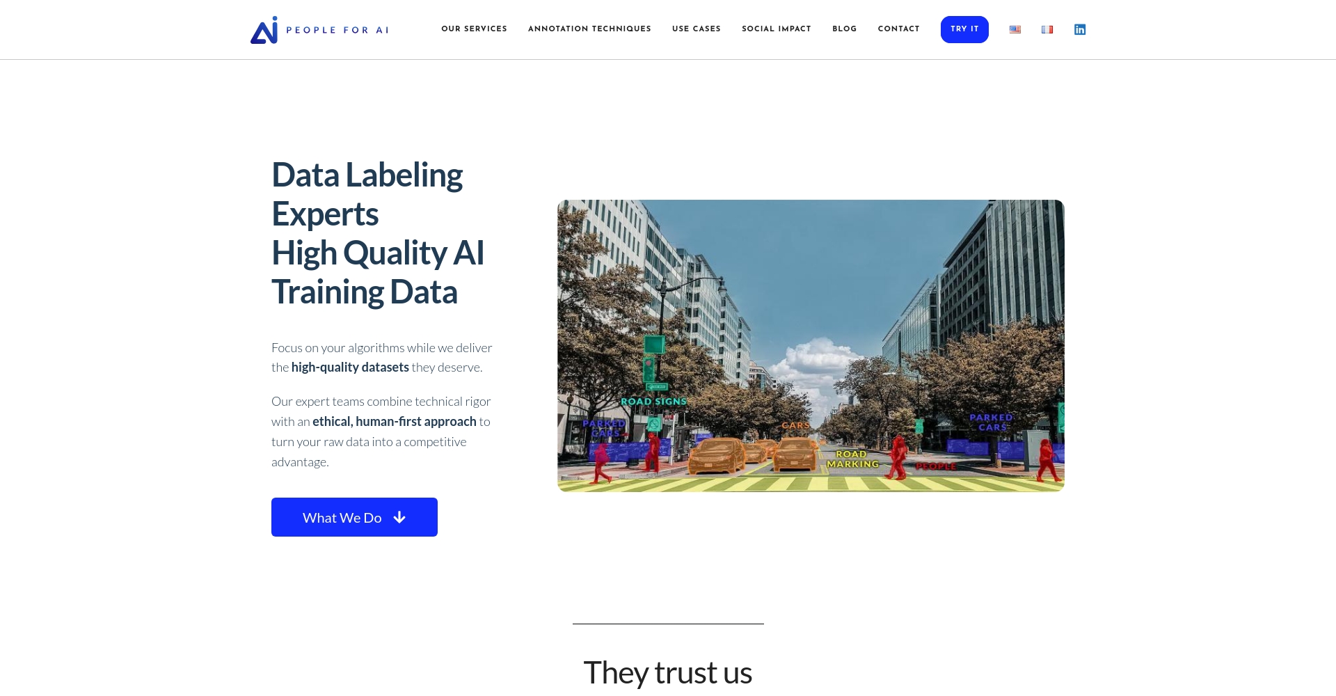 People For AI官网页面