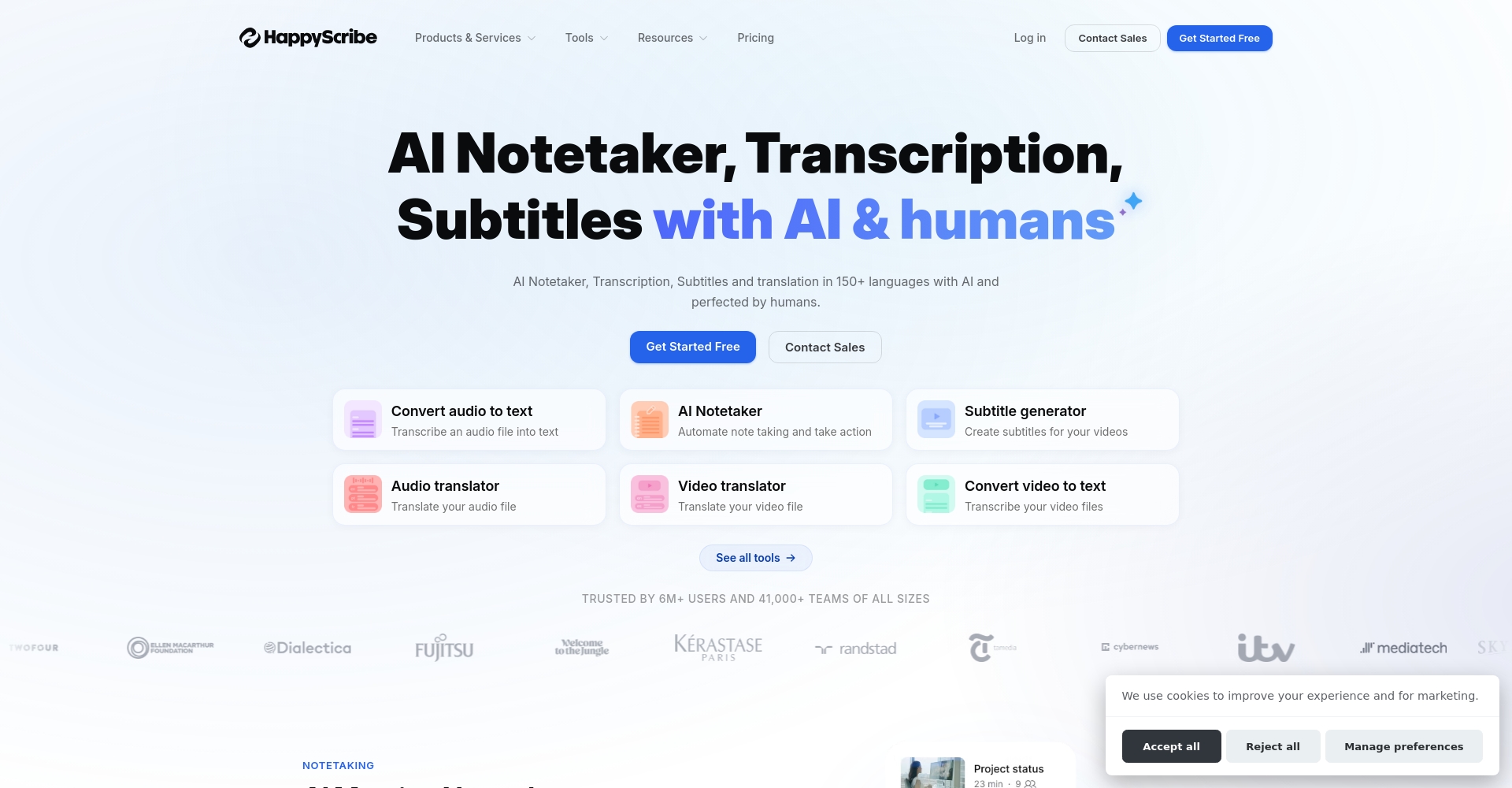 Happy Scribe字幕与人工校正
