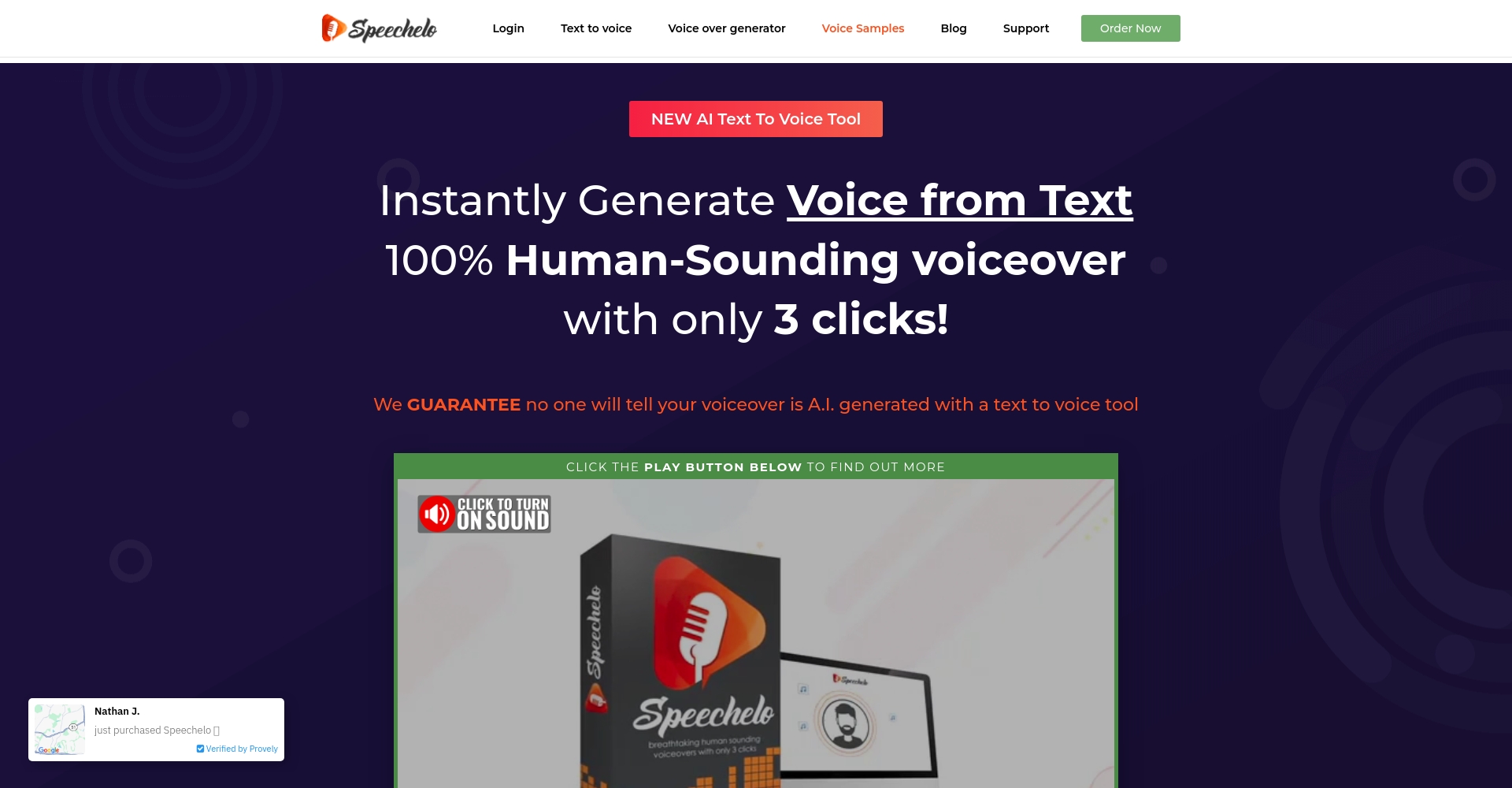 Speechelo文字转语音界面