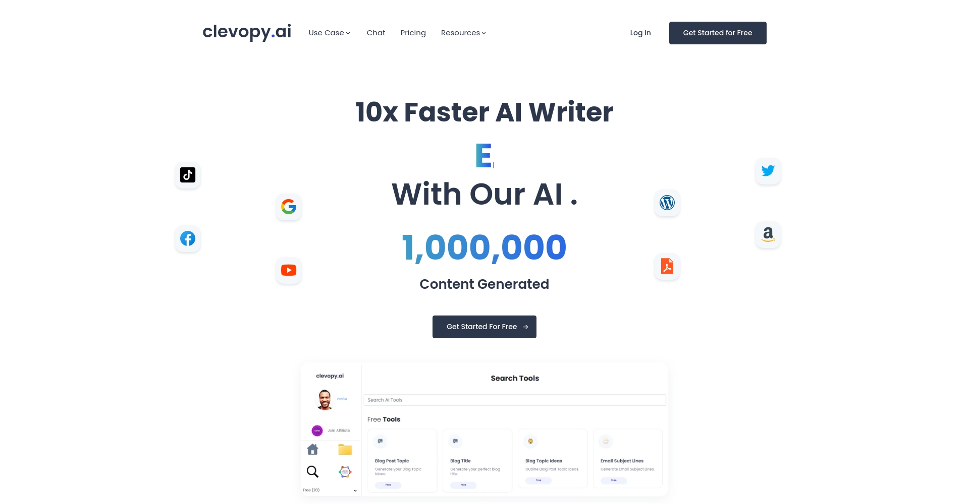 ClevopyAI官网截图