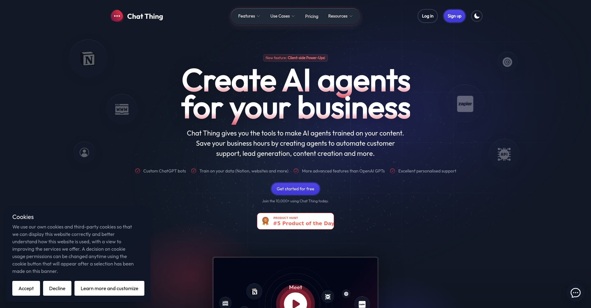 Chat Thing官网截图