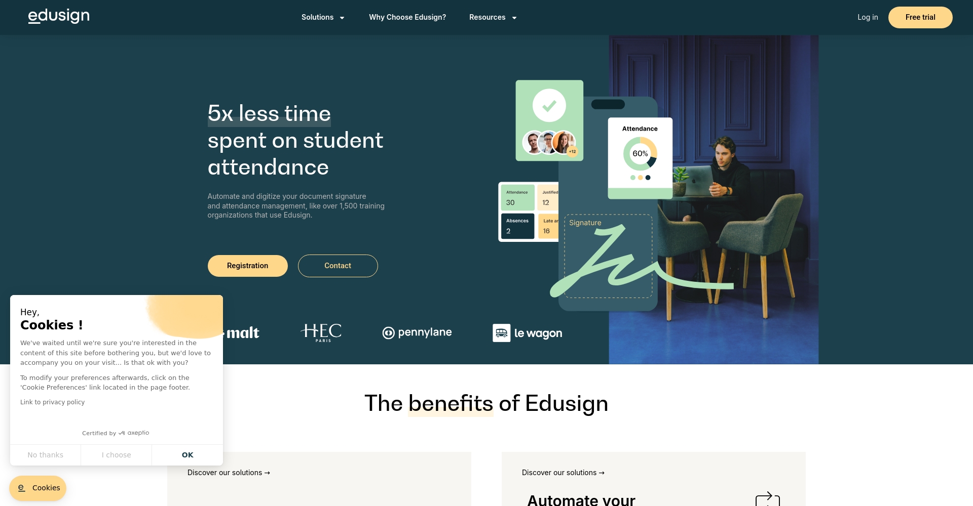 Edusign官网首页截图