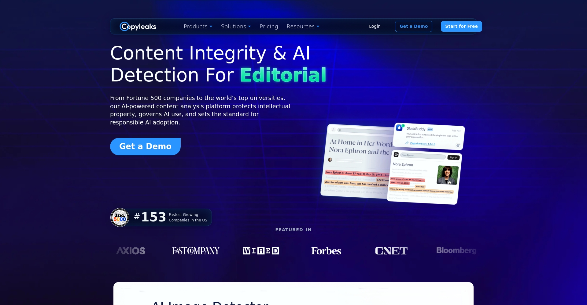 Copyleaks官网截图