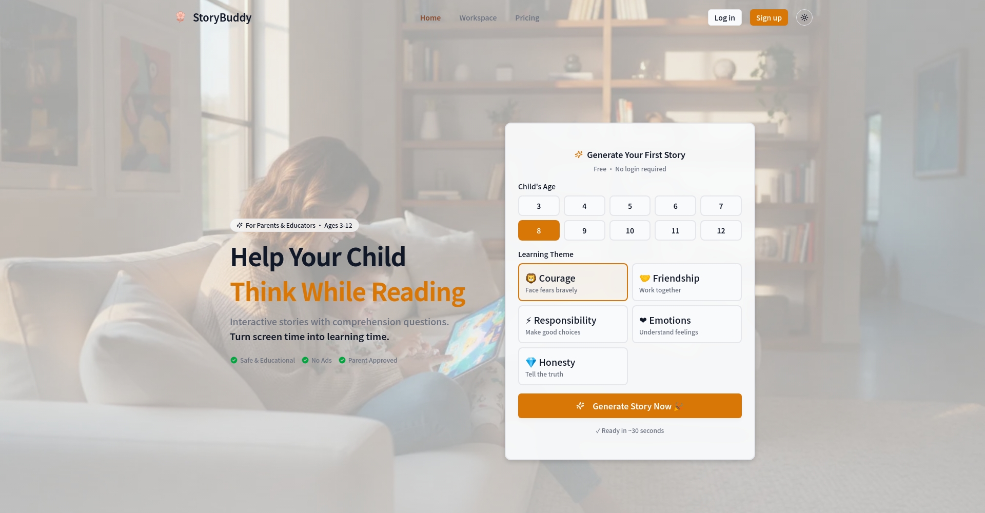 Adventure Stories官方网站首页截图