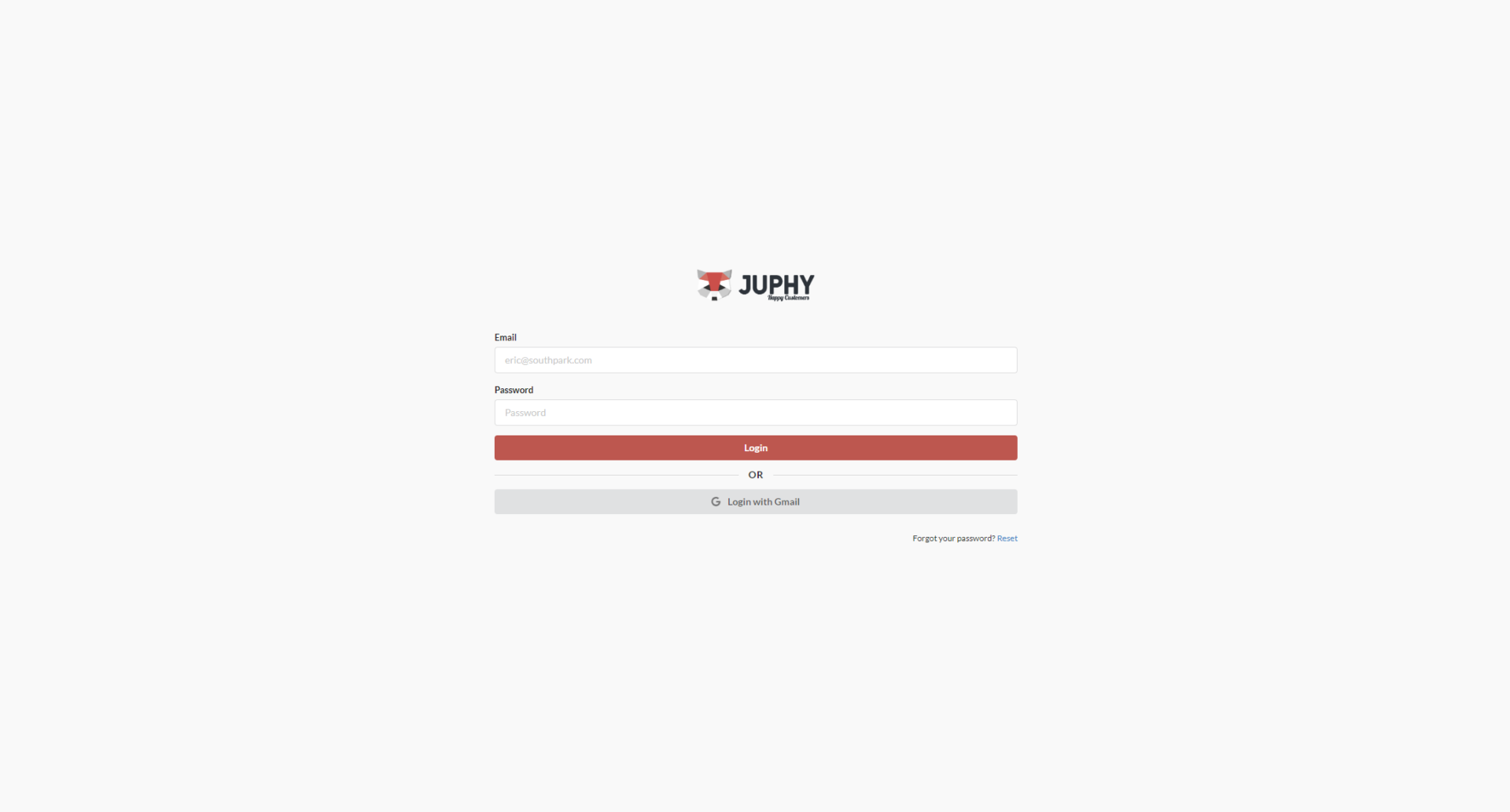 Juphy注册登录页