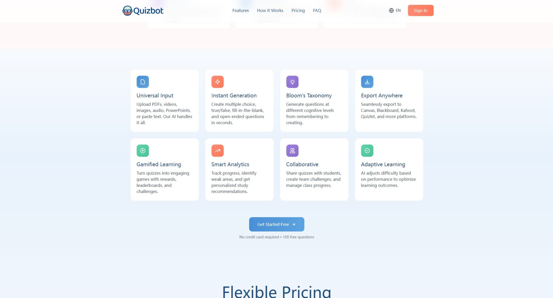 quizbot ai使用场景介绍