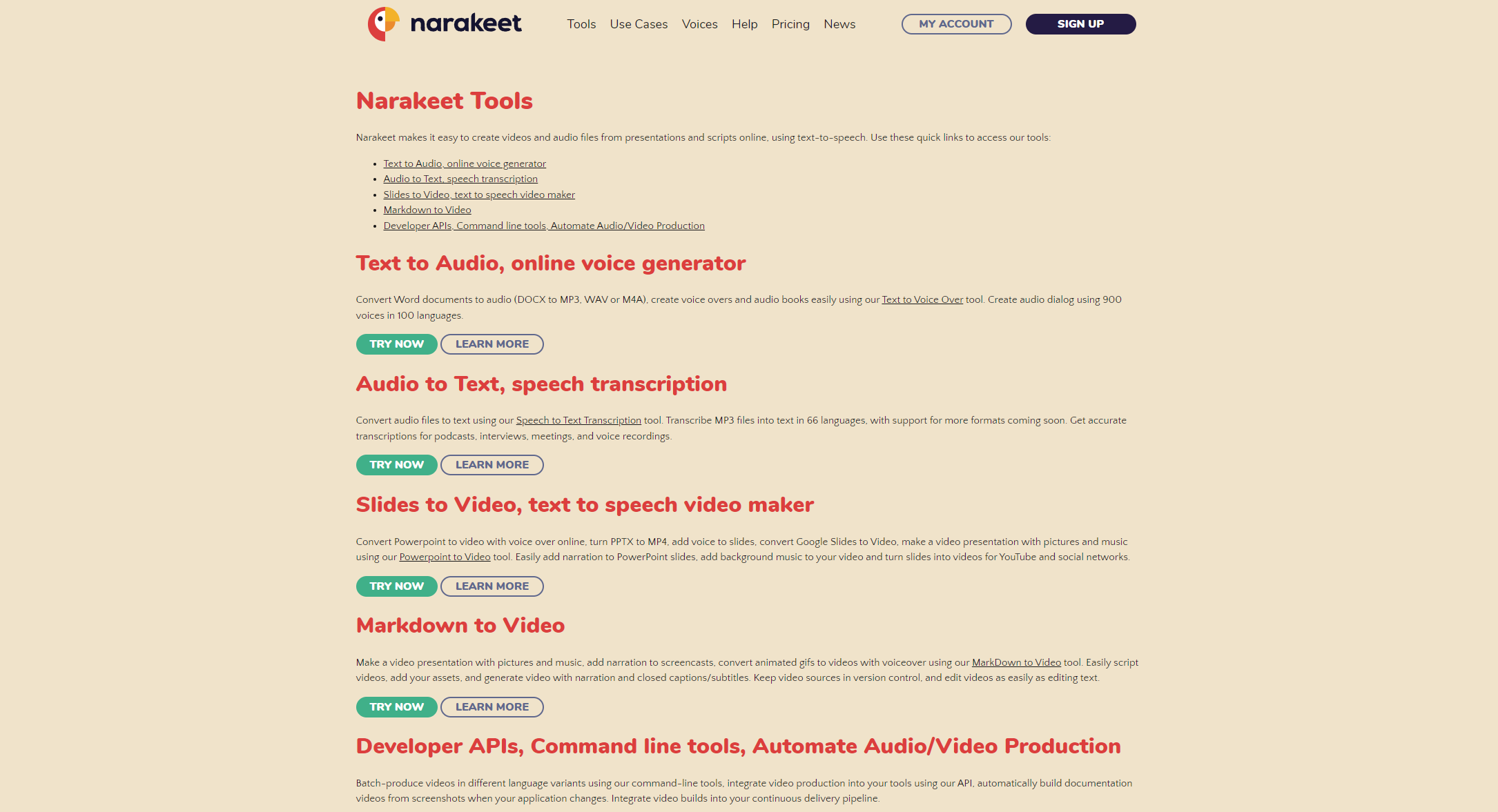 Narakeet工具介绍