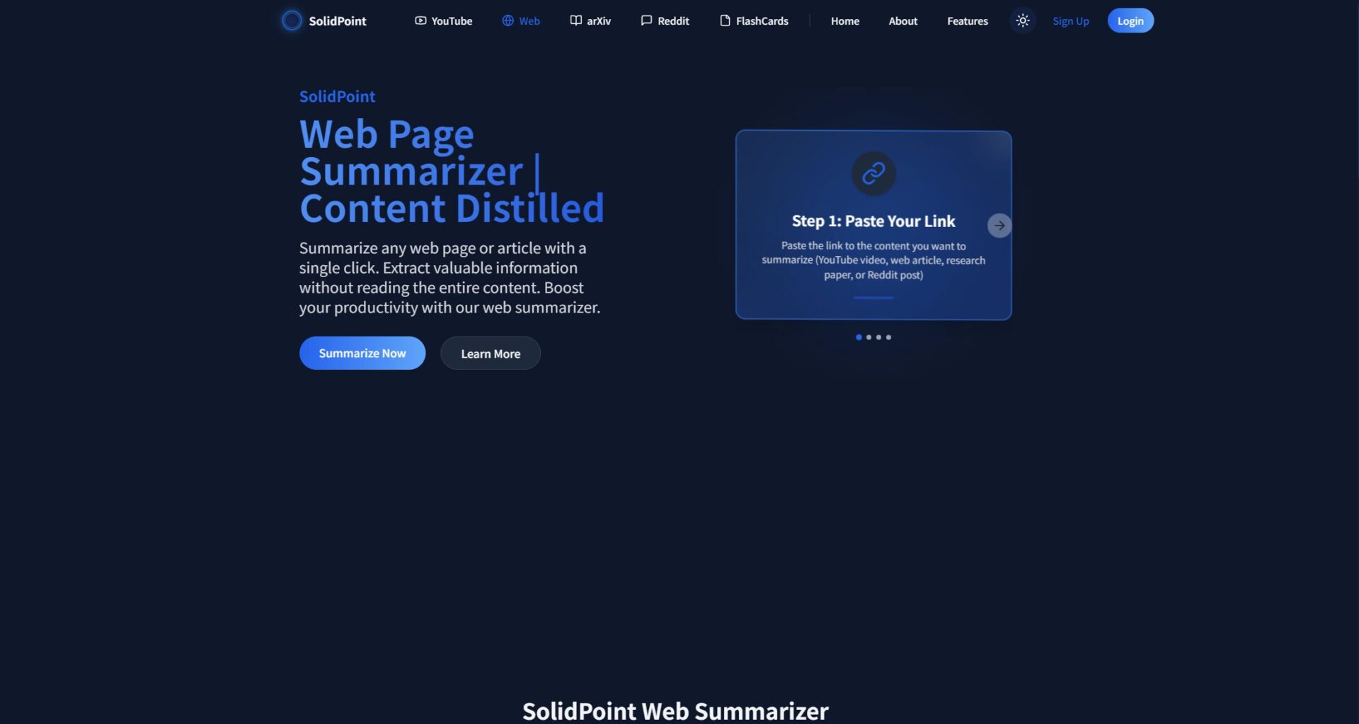 SolidPoint AI 全面解析：如何通过智能摘要重塑知识获取与效率？