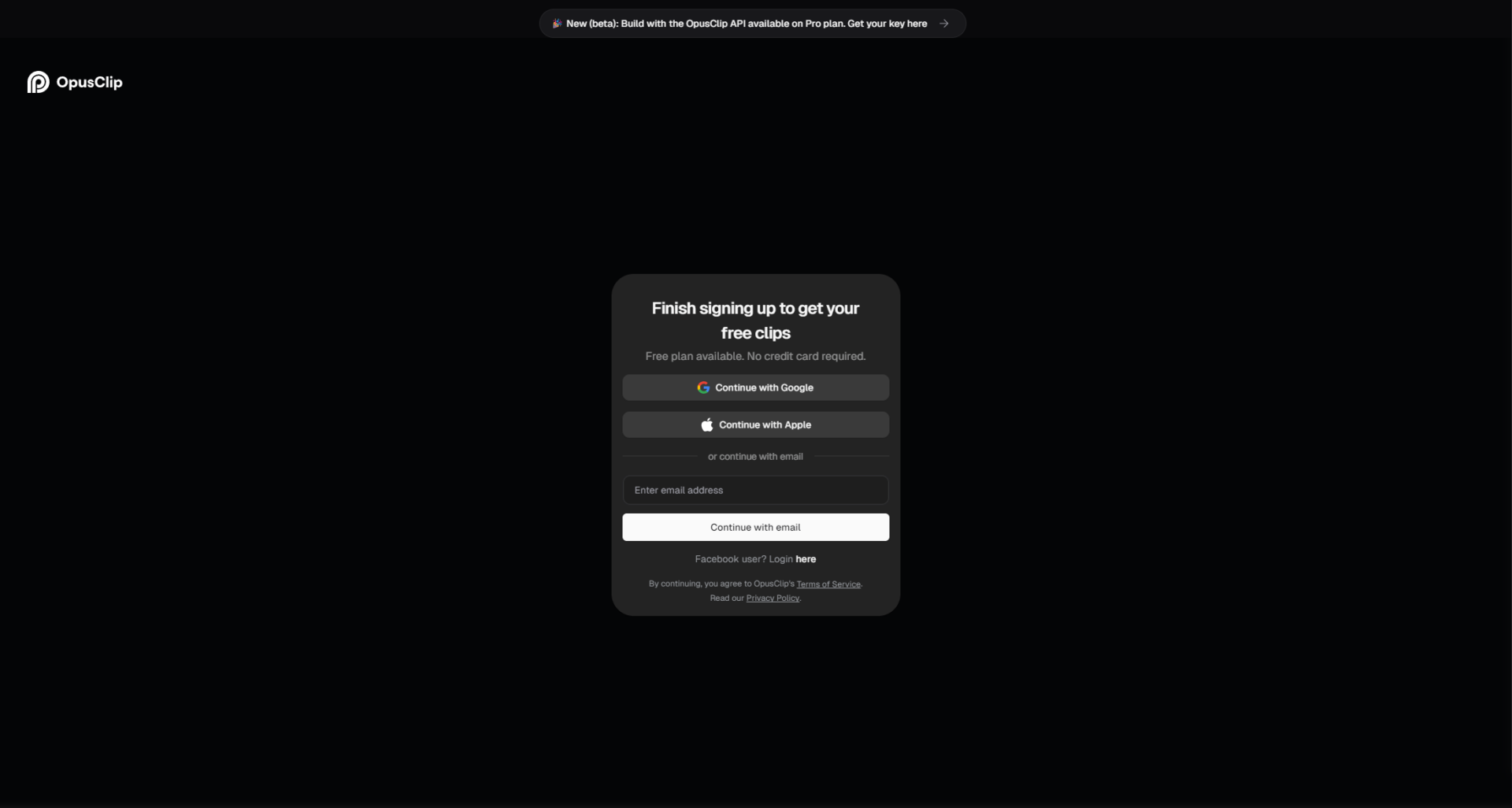 opuspro注册登录页