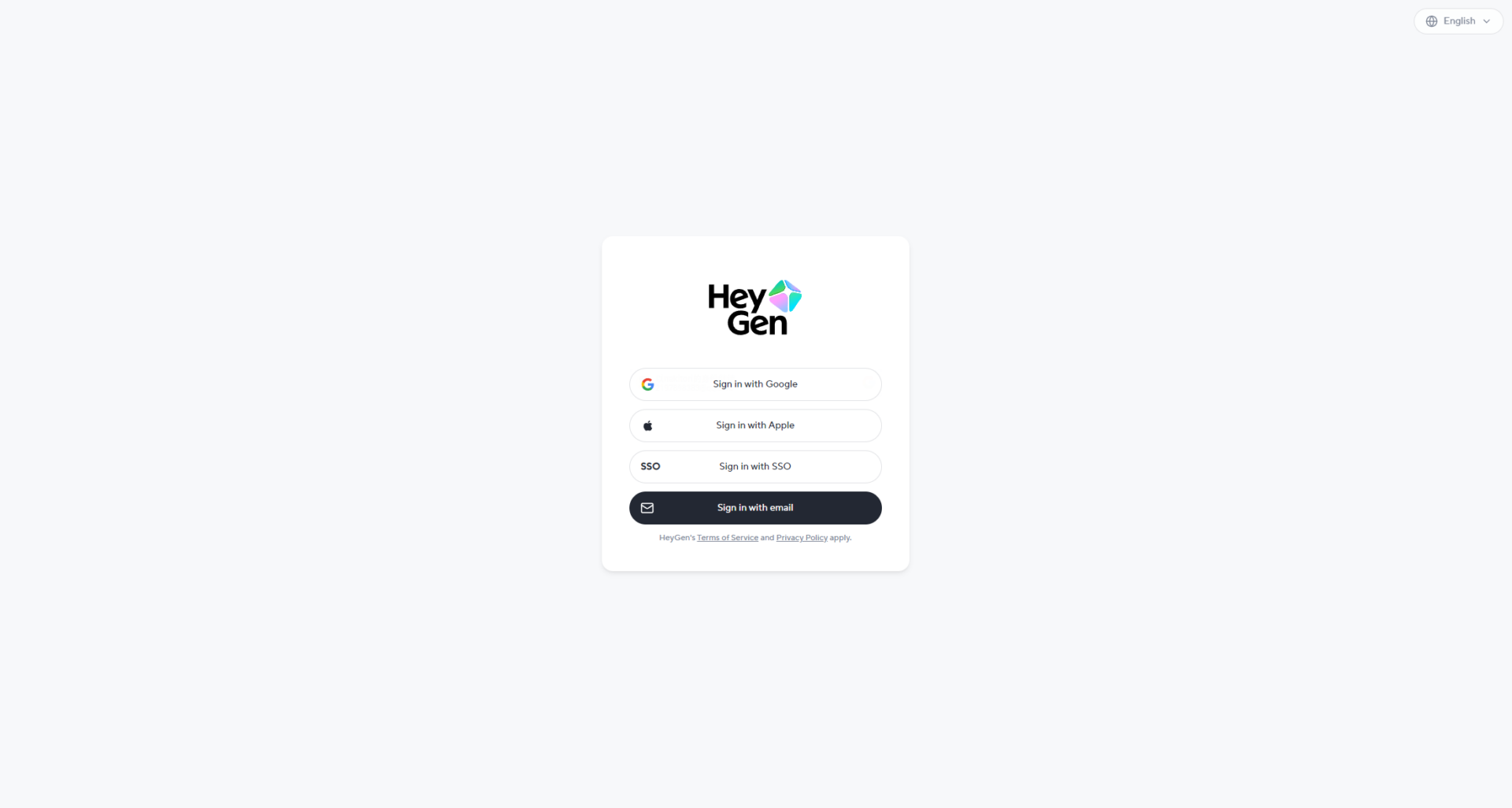 heygen.com注册登录页