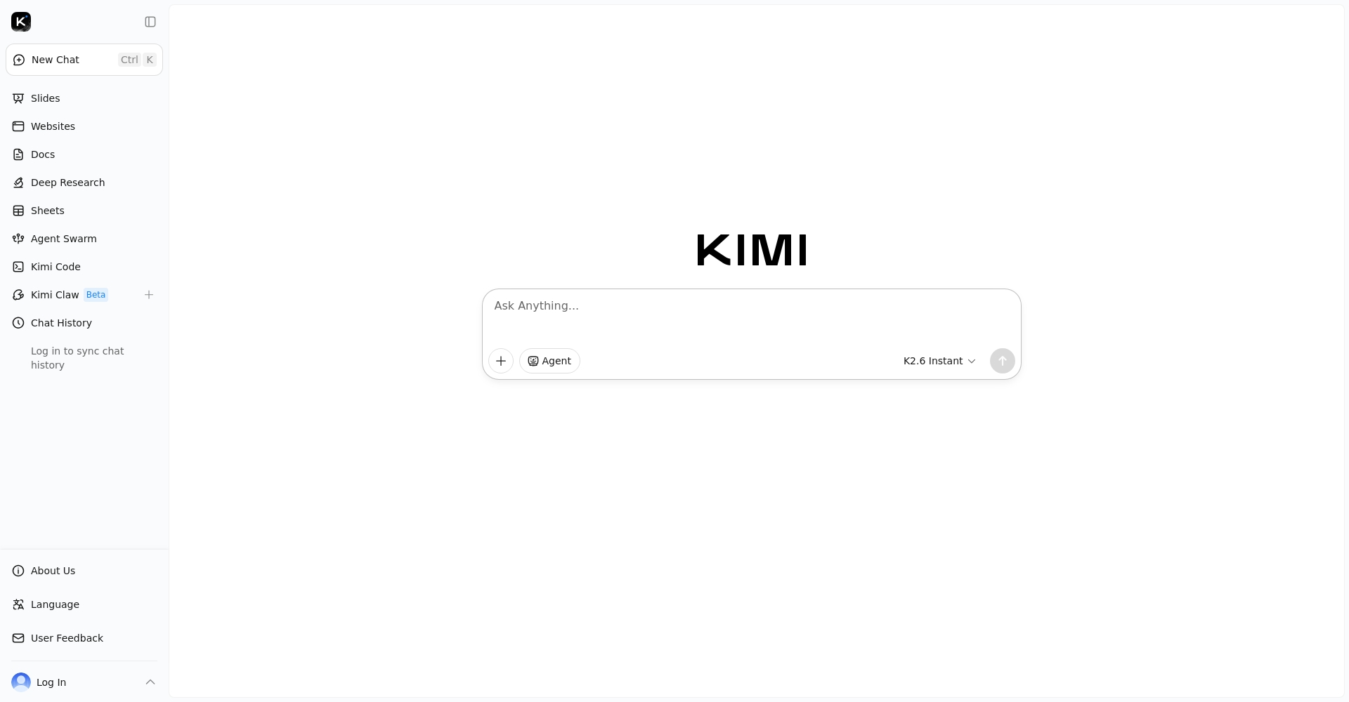 Kimi官网截图