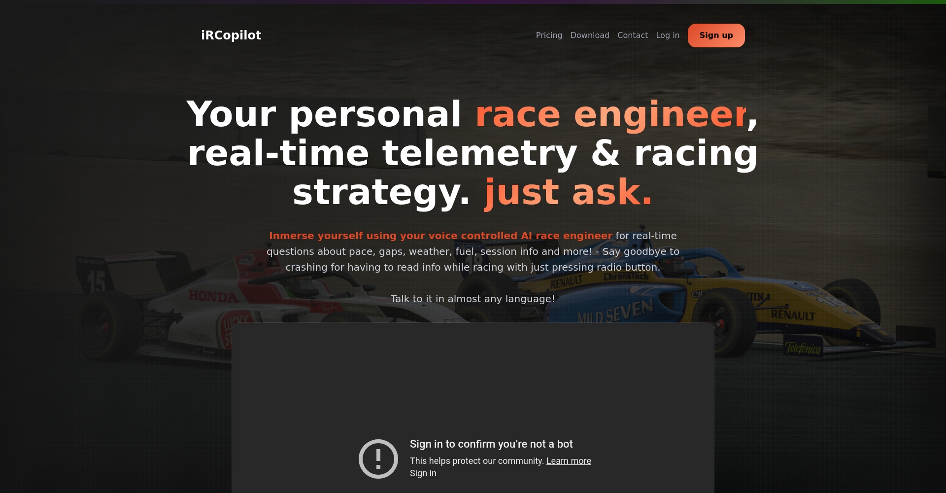 IR Copilot产品官方网站截图