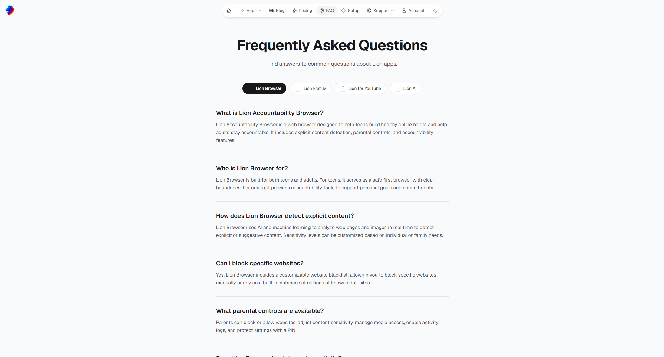 Lion Accountability常见问题
